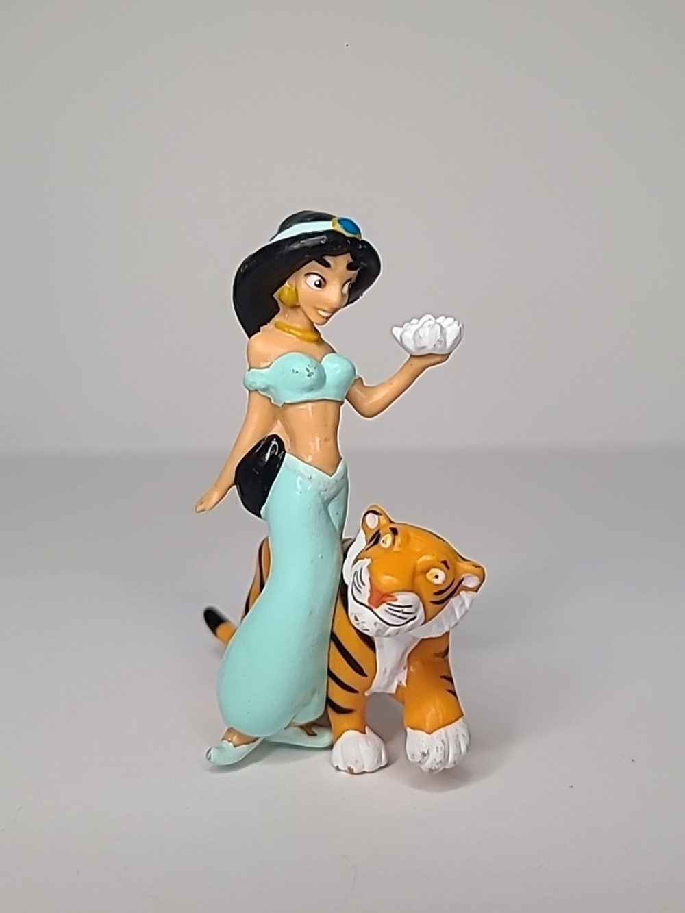 Disney Aladdin Jasmine & Rajah Tiger Toy Figure 3"